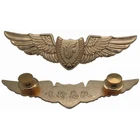 High quality fashion metal custom made pilot wing badges/pin badge/lapel pin
