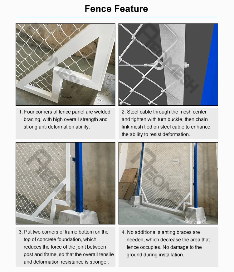 Made in Guangzhou Professional Factory Stadium Temporary Fence