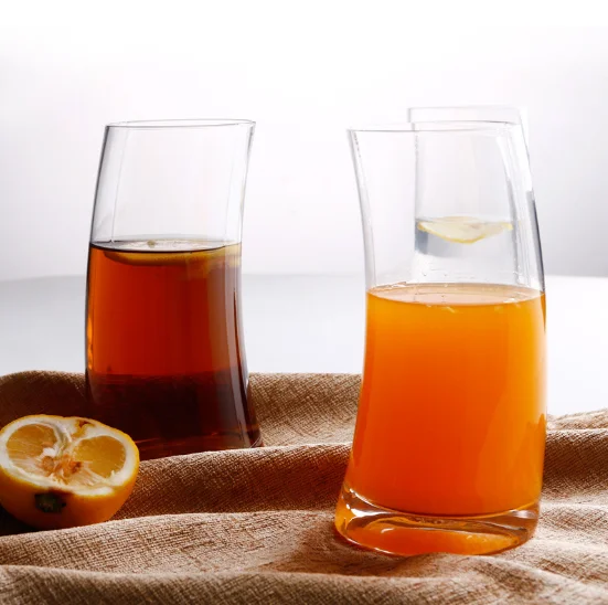 Clear Tall Heat Resistant Glass Juice Milk Cup Water Drinking Glass Cups