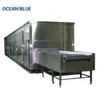 industrial vegetables quick freezing iqf tunnel blast freezer equipment