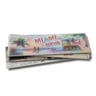Custom metal fridge magnet Miami Florida souvenir Tinplate fridge magnet