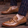 SS0010 British style classic man leather shoe casual loafers dress shoes for men 2019