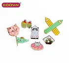 Boosin Metal Alloy Clothing accessories wholesale custom lapel pin badge soft / hard enamel pin custom enamel pin