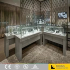 Modern jewelry store cabinet with led light display furniture