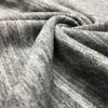 China factory 32S CVC 60 polyester 40 cotton brushed melange knit fleece fabric