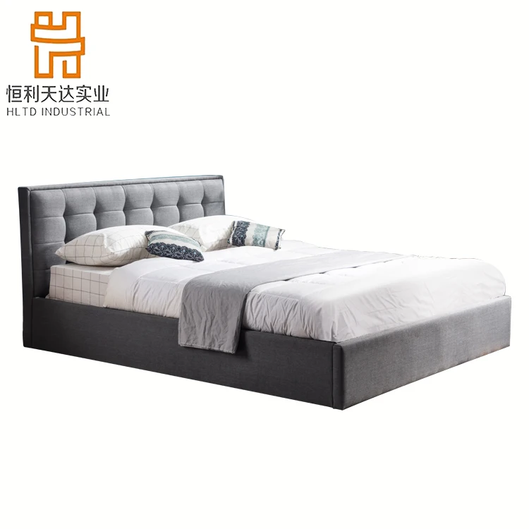 الحديثة تصميم الحديثة طاقم غرفة نوم منجد مع تخزين وظيفة هيكل سرير
