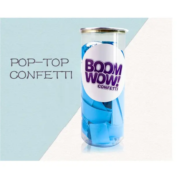 Top sale party decoration pop-top confetti wedding paper or metallic confetti