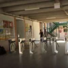 304 Stainless steel Electronic mechanism access controlled integrated design tripod turnstile gates