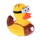 3d minion vinyl bath ducks custom cartoon character floating rubber duck toys