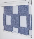 Modern Day And Night Shades Fabric Zebra Dual Roller Blinds