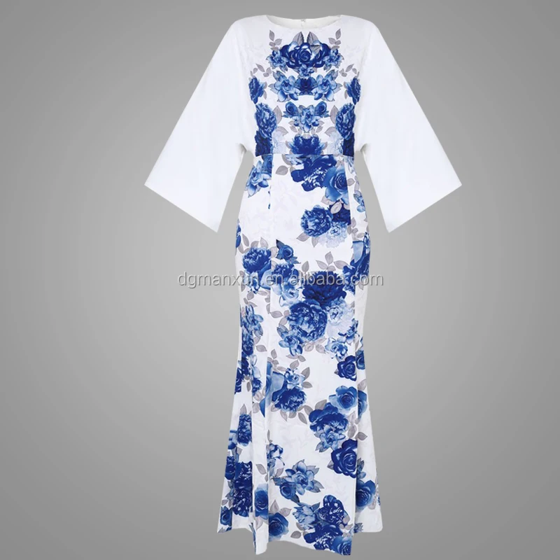 Latest Muslim Women Jubah Printing Long Dress Fashion Wholesale Dubai Abaya Muslimah New Style Jubah Abaya For Women (5).jpg