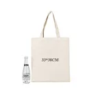 2019 Custom logo cheap creamy white canvas cotton recycle bag