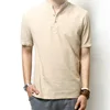 New style low price short sleeves hemp t shirt