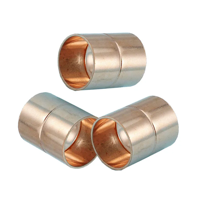 32*1.2mm HVAC Equal Cooper Pipe Fitting Straight Coupling Plumbing For Air Conditioner Refrigeration,Freezer,Cooler,Parts