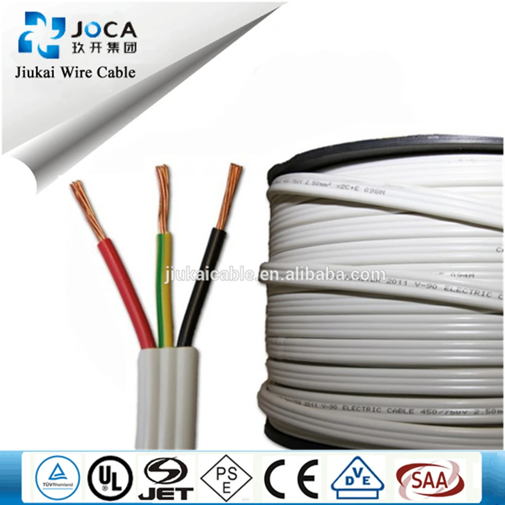 Jk Electrical Cable Tps 2.5mm 3 Core Electric Wire For Power Circuits