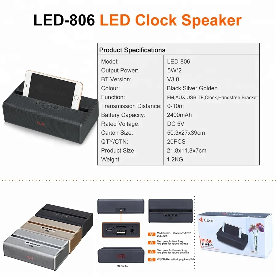 Free samples consumer electronics the speakers portable wireless Hifi Sound Box wireless speaker - ANKUX.COM