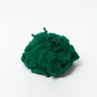 1.5D*32mm Premium Quality Green Colored Polyester staple fiber for Yarn