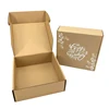 Wholesale Custom Printed Cardboard Tuck Top Shipper Mailing Kraft Paper Corrugated Box