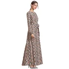 Fashion High Quality Clothing Dubai Style Women Printed Islamic Abaya fashion