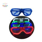 Dark glasses for day and night, cool light up shot glasses, white red blue green color of plastic led glasses
