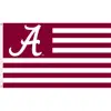 NCAA Alabama Crimson Tide 3ft x 5ft Team Flag Banner - Stripes Design