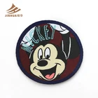 Custom Cheap Cartoon Design Cut Woven Label Clothing For Kids