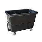 large capacity 1200 LBS capacity moving plastic trolley basket cart towable cube truck
