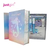 Mermaid makeup set hair and body cosmetic set face gems sticker kit for kids