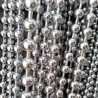 DGXS Wholesale Metal Military Bead ball Chain Necklace Chains for Crafts