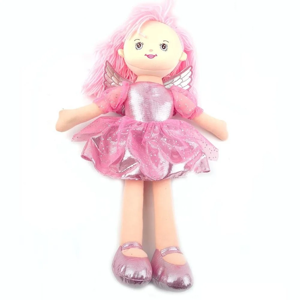 Personalizado simular muñeca de peluche animado suave Ángel de peluche de juguete muñeca