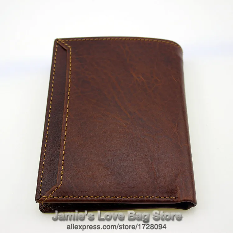 New Luxury Brand 100% Genuine Leather Wallet Men Male Casual Vintage Credit Cards Short Small High Quality Cowhide Coin Purse