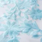 Cheap stain feel chiffon shawl floral embroidery cheap promotional soft brushed scarf pashmina