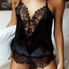 Eyelash Lace Wholesale Hot Transparent Women Babydoll Lingerie Sexy Bodysuit SCG-S32S