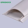 All size pvc u extrusion plastic cable raceway cord wall wiring channels triangular 60x40 for cable network