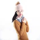 Excellence Fashion Custom Print Small Pompon Acrylic Scarf