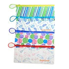 Wholesale pvc pouch with zipper and loop