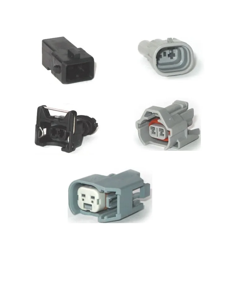Box EV1 Female to Denso Male Fuel Injector Connector Adapter 3/" long 4
