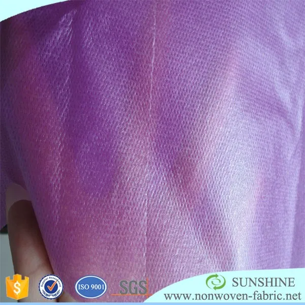 [Manufacturer] China supplier PP spunbond nonwoven laminate breathable waterproof PE film fabric