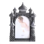 Alloy Metal Photo Decorations Frame Decorate Wholesale Castle-shaped Princess Metal Photo Frame for Home Decorations