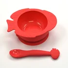 FDA Approval Silicone Baby Feeding Plate Kid Suction Bowl for Tableware Set