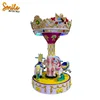 Fairground Merry Go Round Coin Operated Carousel Amusement Game Machine for Kids