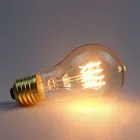 CE RoHS edison decorative a19 A60 E27 b22 indoor pendant light clear bulb incandescent