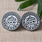 Sorority Enamel compass lapel pin badge custom