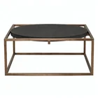 Modern Console Table Nordic Mid Century Modern Classic European Nordic Unique Metal Gold Console Table with Stainless Steel Brass Base Frame