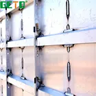 New innovative aluminium shuttering plates with construction materials
