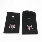 Custom Button Closure black Velvet Flap Gift watch Pouch envelope shaped packaging bag
