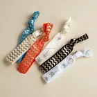 customized Knotted Twist Ribbon Elastic Hair Ties Band