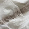 Howmay 100% pure silk tulle fabric 30gsm 135cm white silk knitted transparent soft tulle fabric for wedding dress evening gown