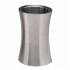 Wine Bottle Cooler Chiller, Stainless Steel, Double Walled, Stemless Holder