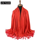 two color dubai Double sided wool red shawl kashmir pure